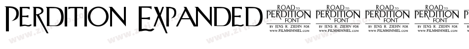 Perdition Expanded字体转换